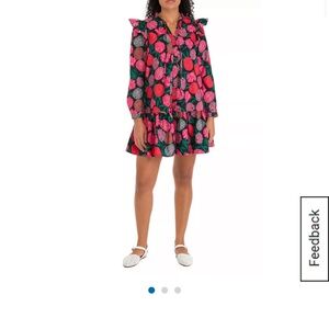 Vibrant Floral Women's Dress